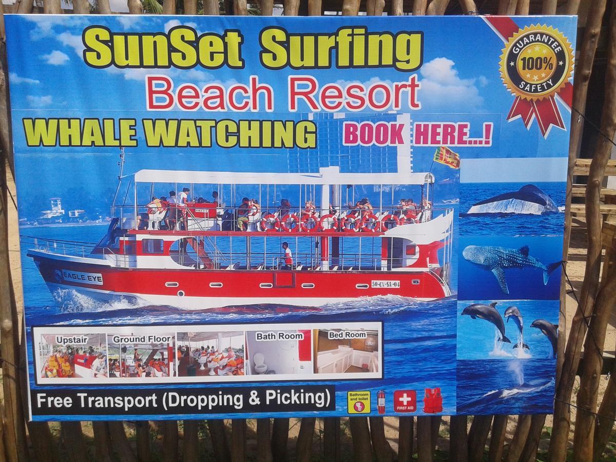 Sunset Surfing Beach Resort Matara Esterno foto
